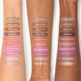 COVERGIRL flatlay with TruBlend range shows mix-and-match balms and coordinated look benefit