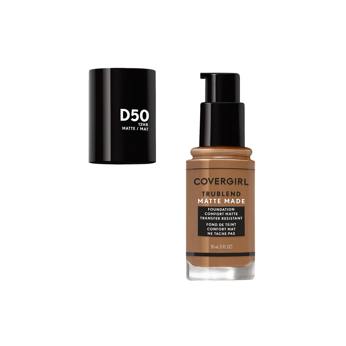 COVERGIRL pump dispenser delivering measured amount for controlled application