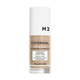 COVERGIRL front bottle showing label and natural finish benefit