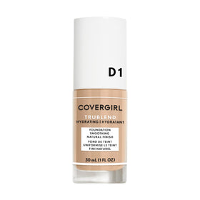 COVERGIRL truBlend front bottle showing label and shade for easy selection