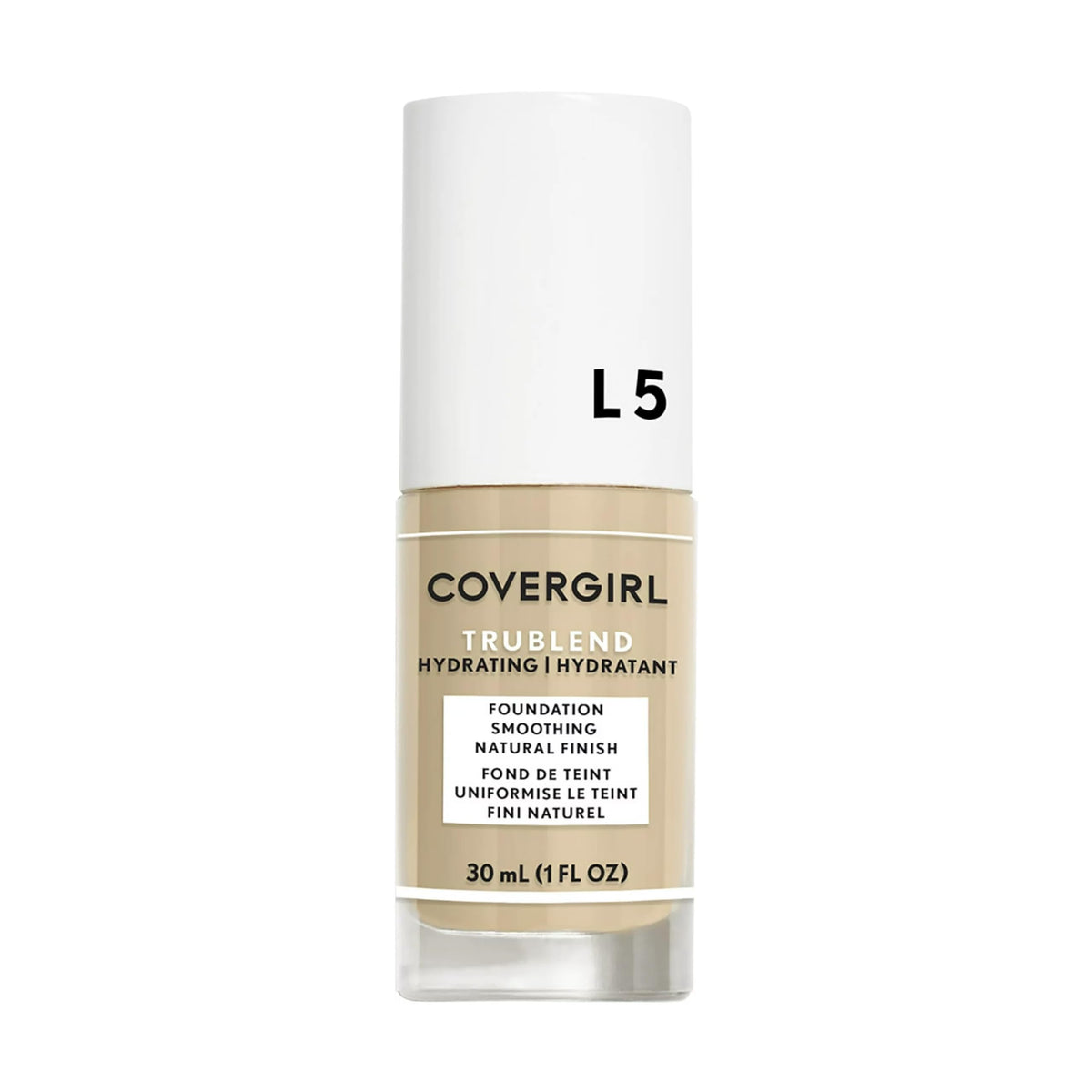 COVERGIRL TruBlend front packaging showing shade label and benefits