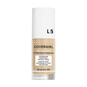 COVERGIRL truBLEND front packaging showing label and shade for easy selection
