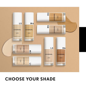 COVERGIRL lifestyle scene in morning routine conveying quick everyday use