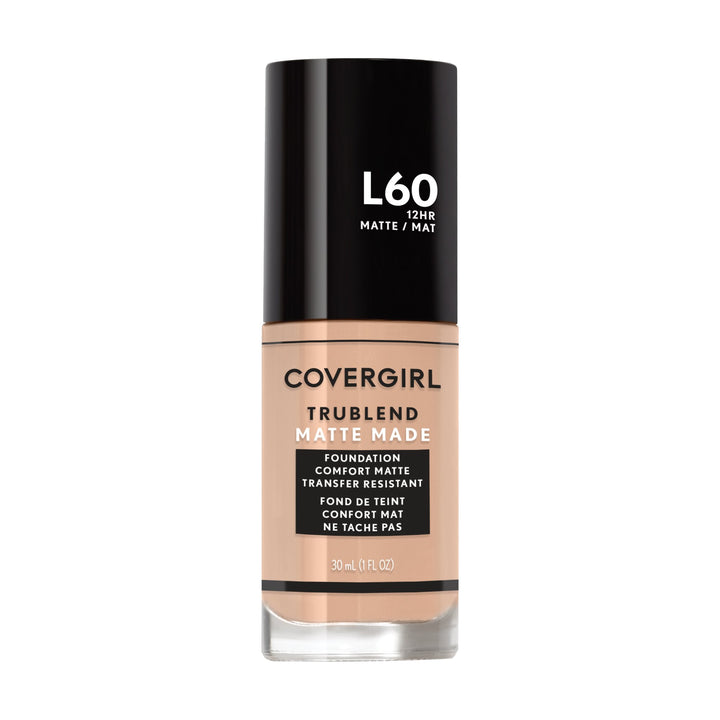COVERGIRL front packaging showing bottle and matte finish benefit