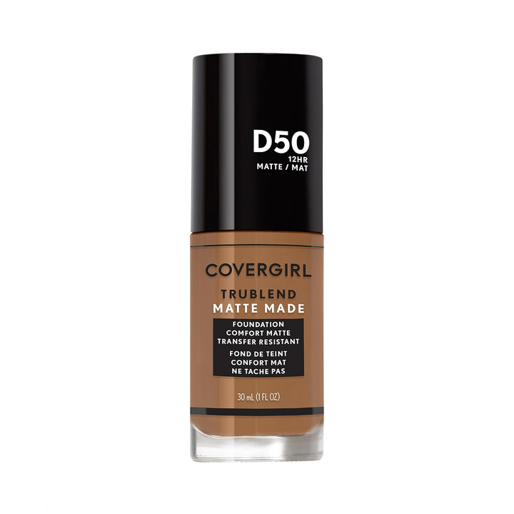 COVERGIRL product front packaging showing foundation and shade for easy selection