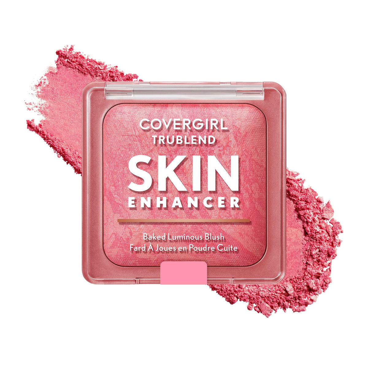 COVERGIRL compact front displaying swirl pattern and shade for easy selection