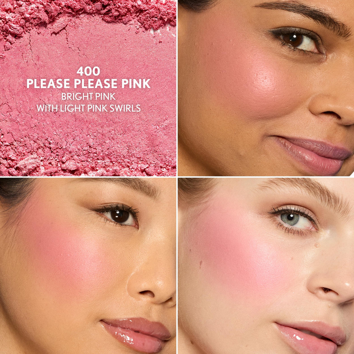 COVERGIRL open compact top view showing dual-tone baked finish and blendability