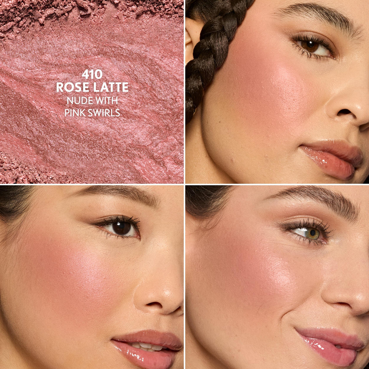 COVERGIRL open pan with swirled pink and nude tones showing color depth