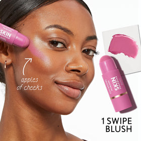 COVERGIRL stick beside ruler for scale to show travel-friendly size and on-the-go convenience