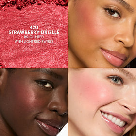 COVERGIRL close-up of suede texture highlighting blendable formula for smooth application