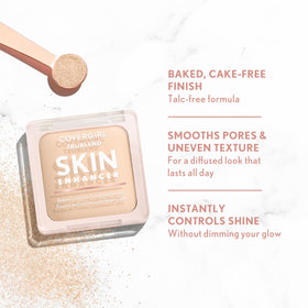 COVERGIRL touch-up on T-zone demonstrating shine control without dulling