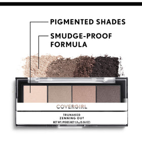 COVERGIRL TruNaked Jetsetter applying shade with finger for easy blending