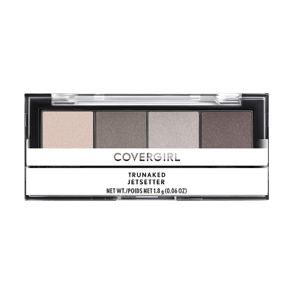 COVERGIRL TruNaked Jetsetter compact closed showing travel-ready design