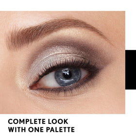 COVERGIRL TruNaked Jetsetter next to a travel bag highlighting portability