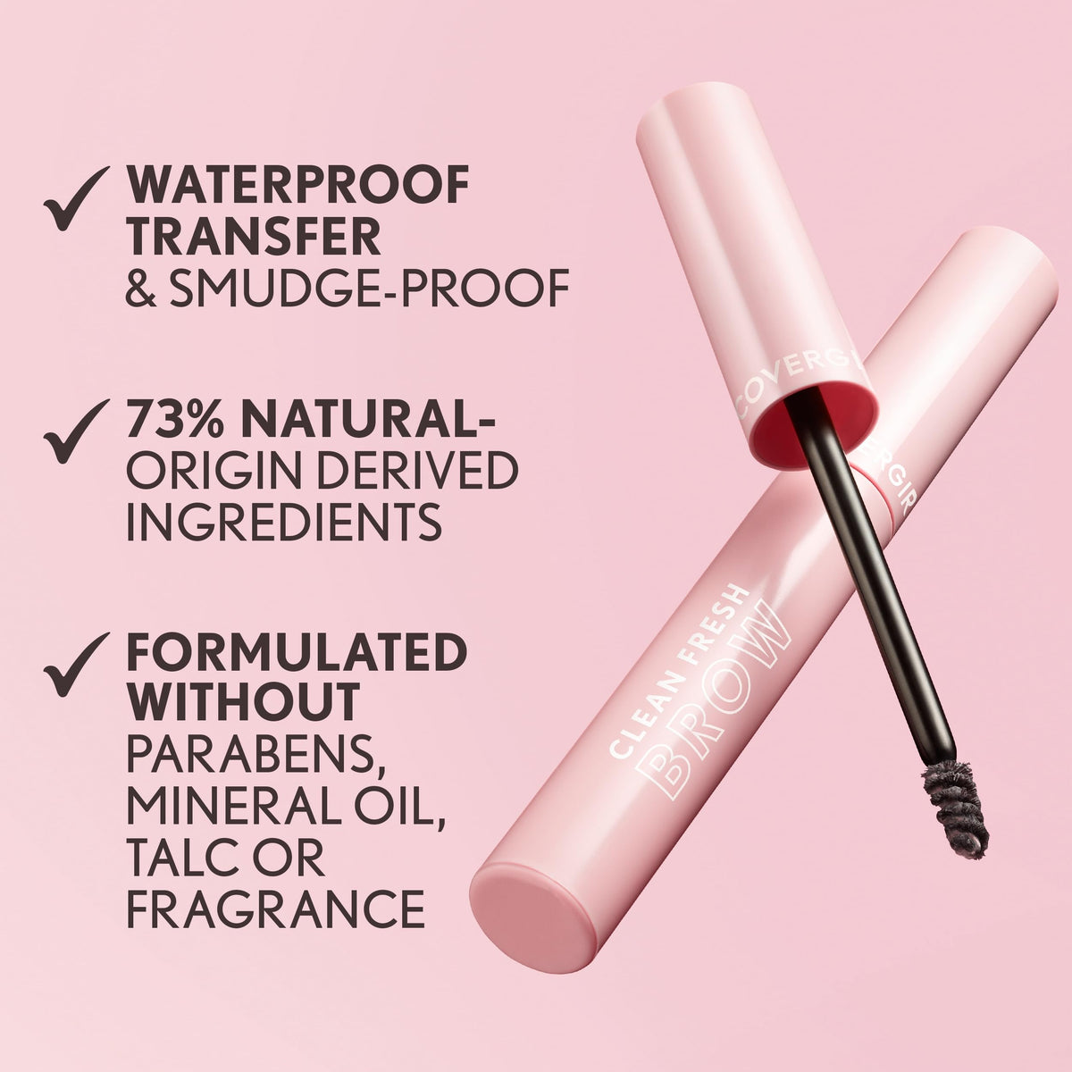 COVERGIRL applicator with product on tip demonstrates how to apply precise tint and hold