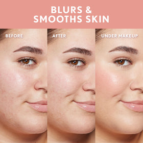 COVERGIRL Velvet Blur layered under foundation for longer wear benefit