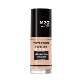 COVERGIRL bottle front view showing Warm Beige shade and label benefit
