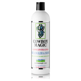 Cowboy Magic bottles next to a hand showing 16 oz size for value