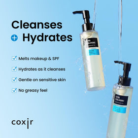coxir pump dispense closeup demonstrating easy hygienic application