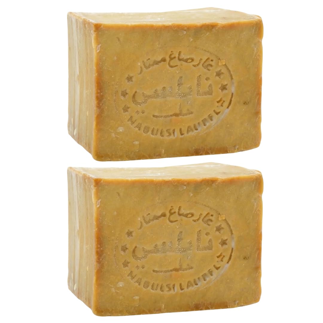 cozy soap front packaging showing two olive oil Aleppo bars, clear ingredient label