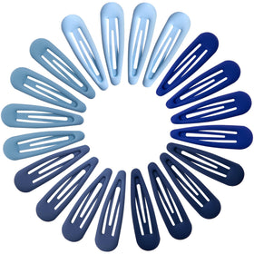 Cptots front packaging showing 20 matte blue and mixed clips for easy selection