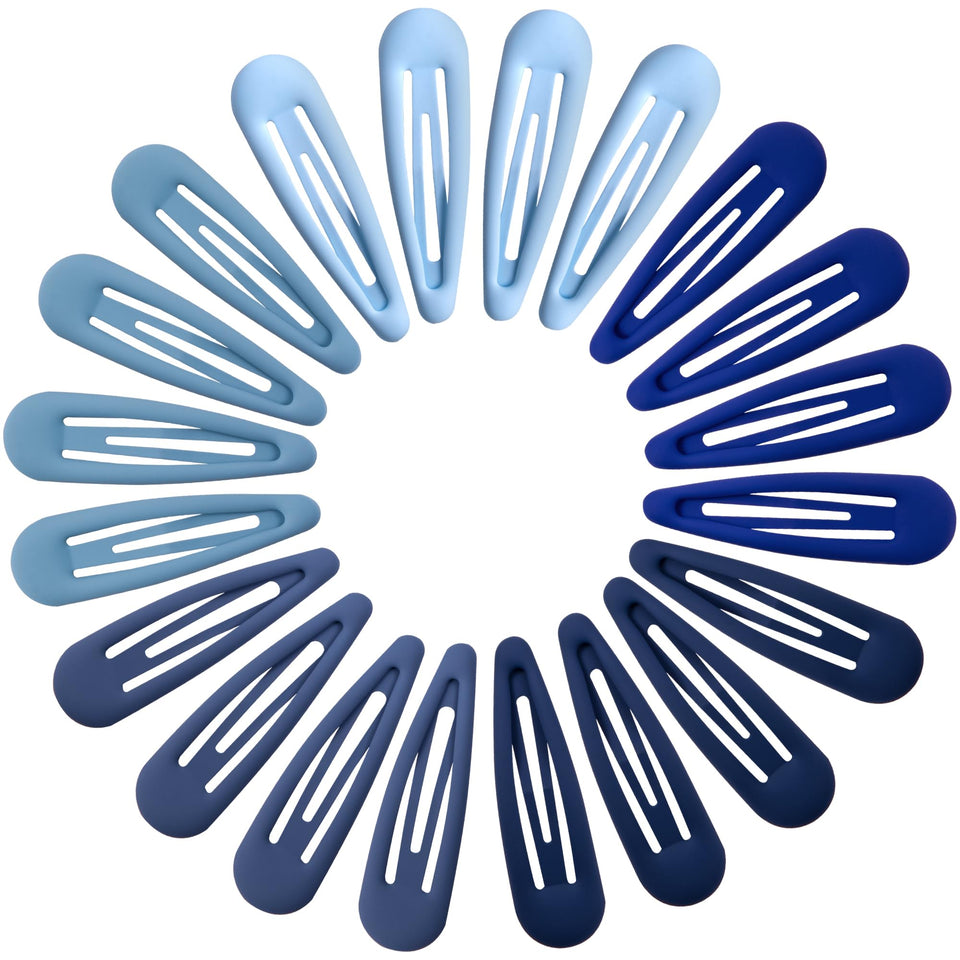 Cptots front packaging showing 20 matte blue and mixed clips for easy selection