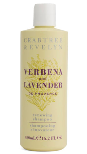 Crabtree & Evelyn front bottle showing label and 16.2 fl oz size with verbena scent