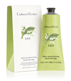 Crabtree & Evelyn front packaging showing lily fragrance and nourishing benefits