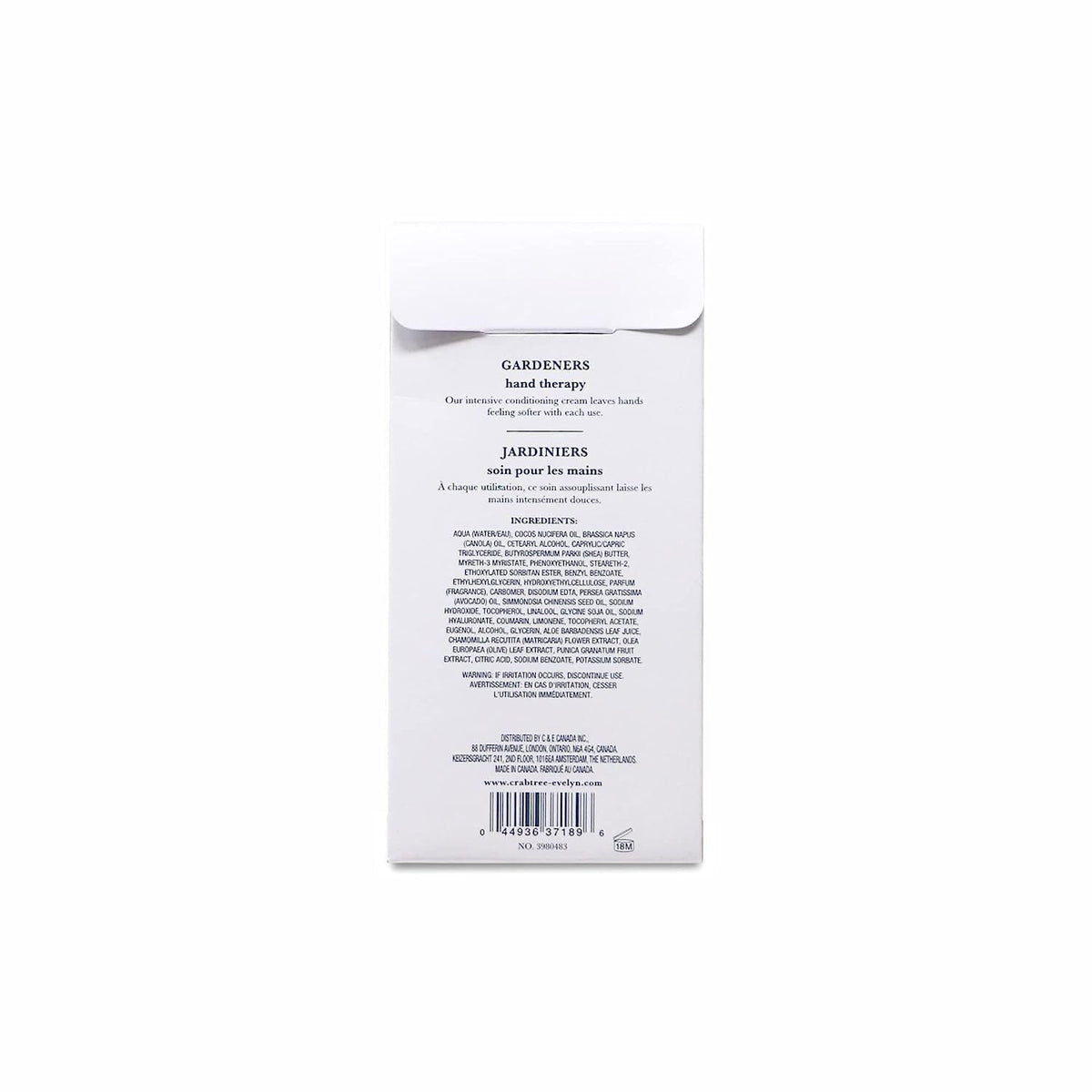 Crabtree & Evelyn cream texture close-up highlighting rich, fast-absorbing formula