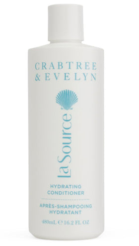 Crabtree & Evelyn bottle front view showing label and ocean-inspired design for daily hydration