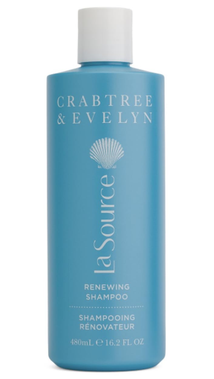 Crabtree & Evelyn front bottle view showing label and size with easy-grip benefit