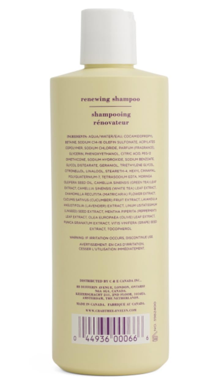 Crabtree & Evelyn close-up lather demonstrating gentle cleansing and conditioning benefits