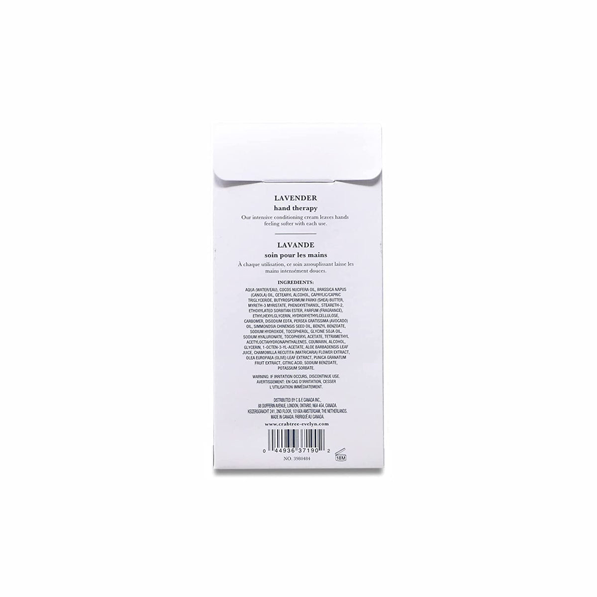 Crabtree & Evelyn cream texture close-up with soft swirl, demonstrates rich moisturization