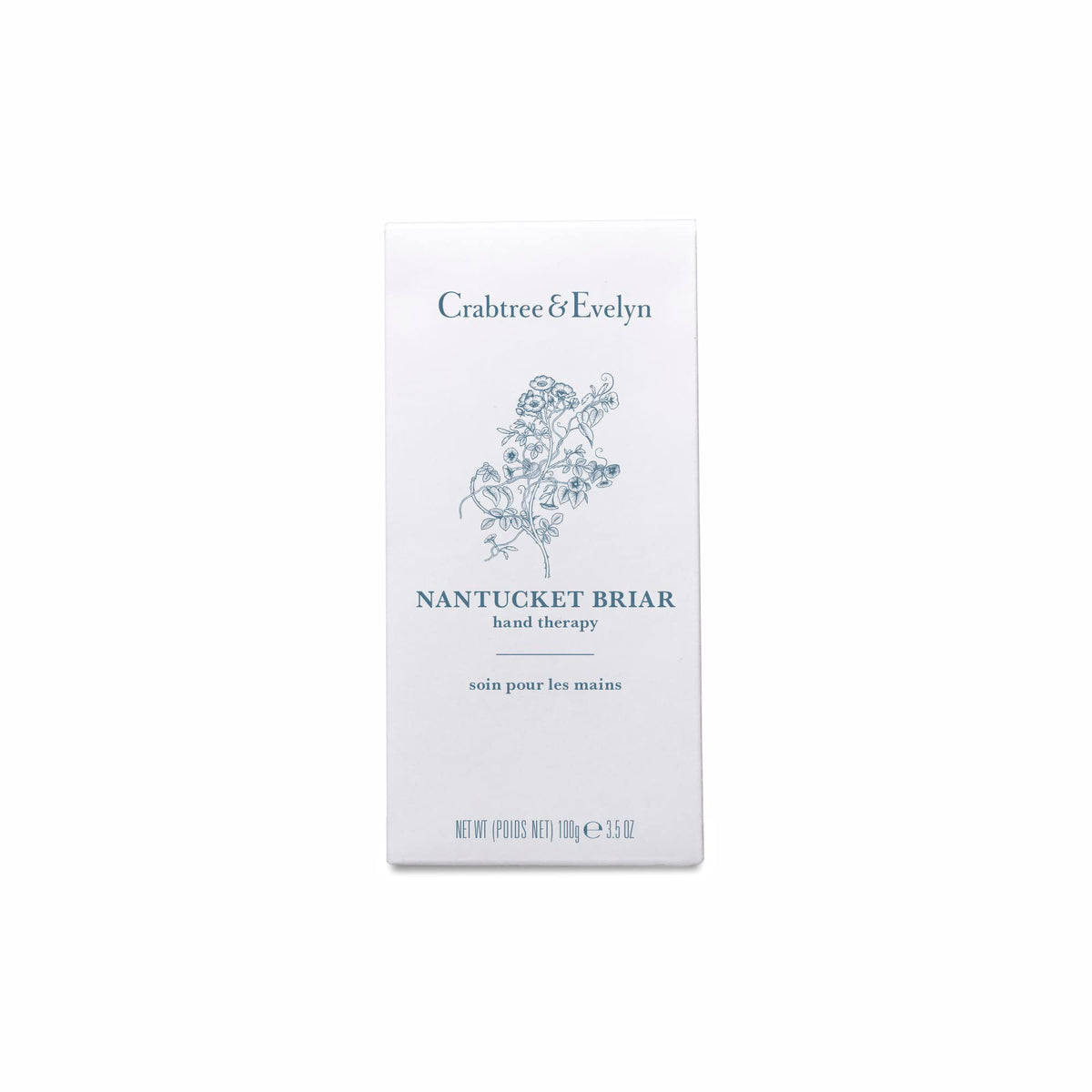Crabtree & Evelyn boxed tube beside coin showing size and travel-friendly benefit