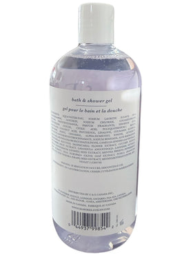 Crabtree & Evelyn in-shower scene demonstrating scent experience and gentle cleanse
