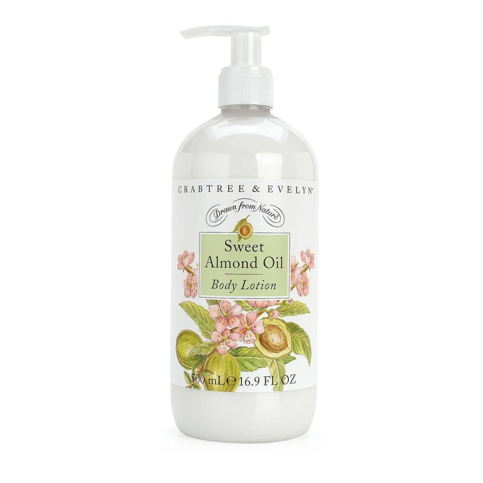Crabtree & Evelyn front bottle view showing lotion label and generous size for lasting hydration