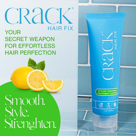 Crack cream texture close-up highlighting smooth, non-greasy finish
