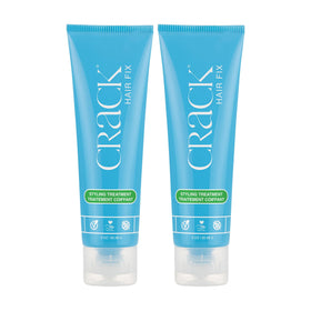 Crack front packaging showing product tube and branding with clear benefits
