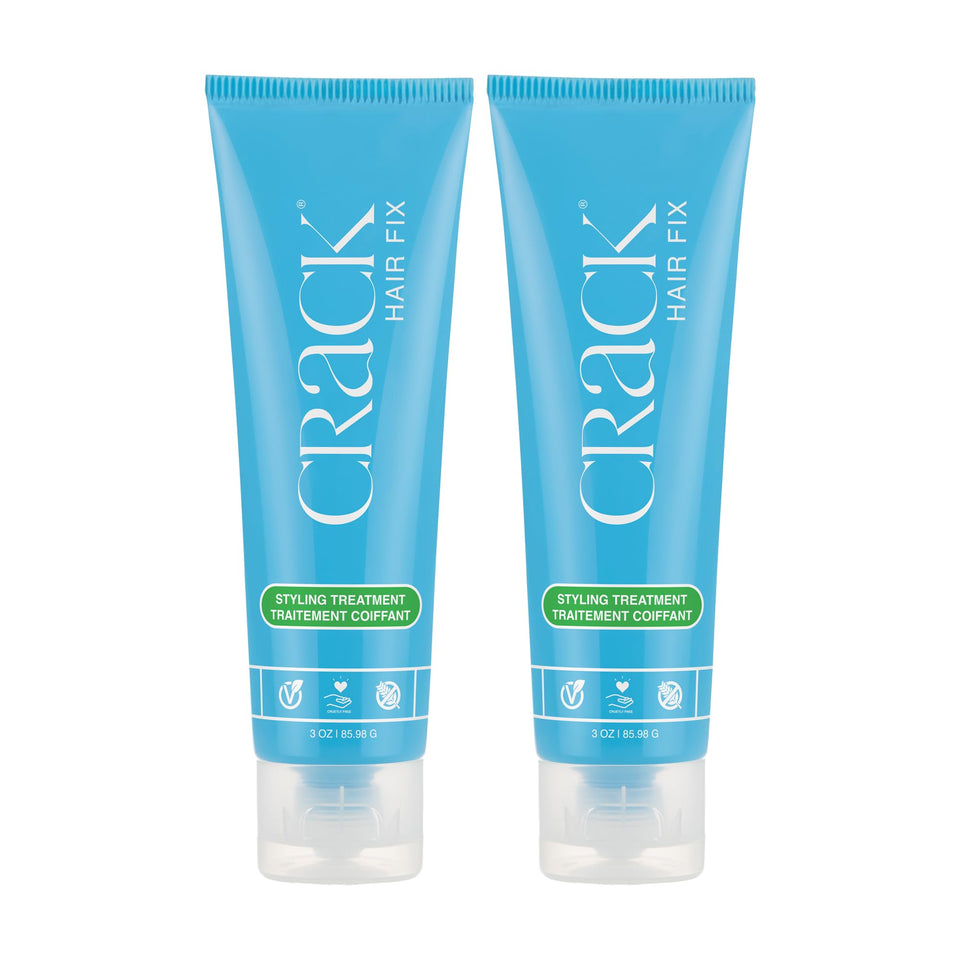 Crack front packaging showing product tube and branding with clear benefits