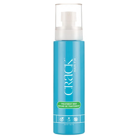 Crack front packaging showing bottle and label for clear product ID and benefits
