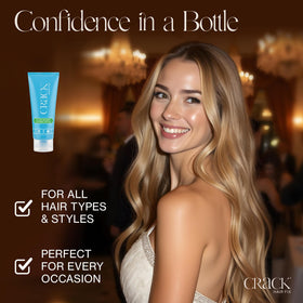 Crack acai ingredient highlight showing natural extract for smoothing and shine benefit
