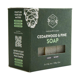 Crate 61 Organics close-up of soap texture highlighting creamy lather and natural finish
