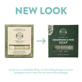 Crate 61 Organics recycled kraft packaging close-up to highlight sustainable materials