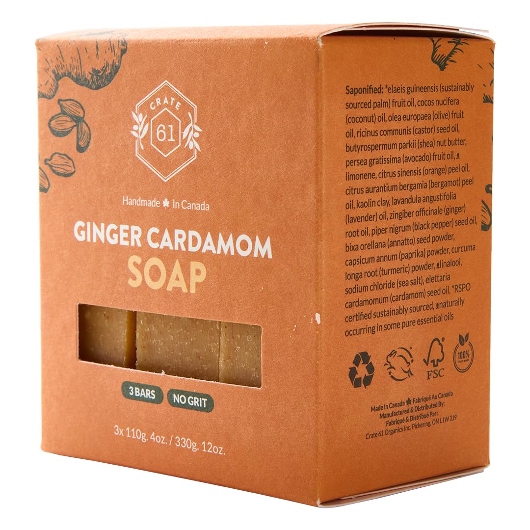 Crate 61 Organics ingredients flatlay with oils and clays showcasing natural sourcing
