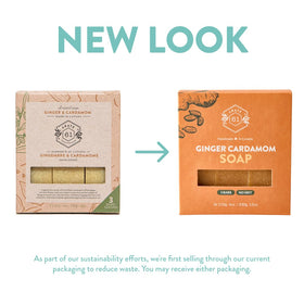 Crate 61 Organics recycled kraft packaging close-up emphasizing sustainable packaging