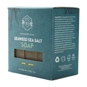 Crate 61 Organics ingredients display with oils and kaolin clay highlighting plant-based clean formulas