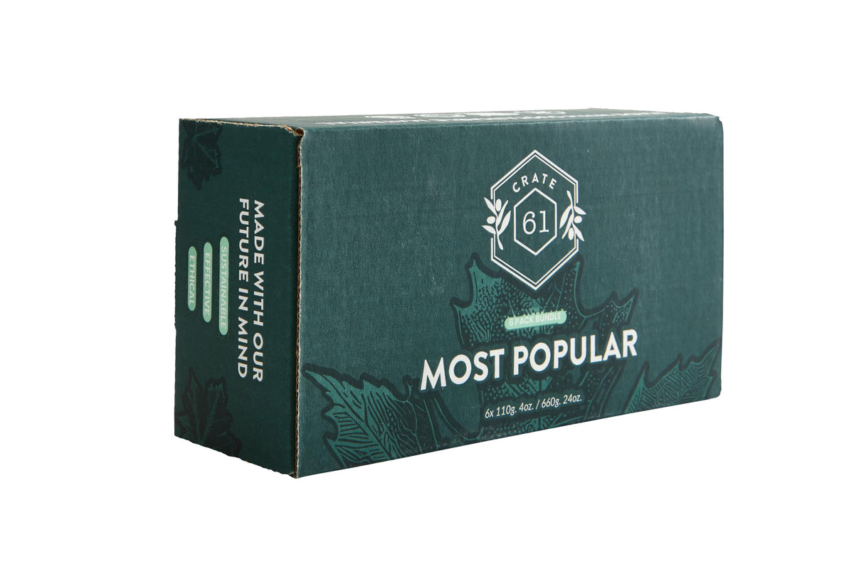 Crate 61 soap lather on hand demonstrating gentle creamy foam and mild cleanse