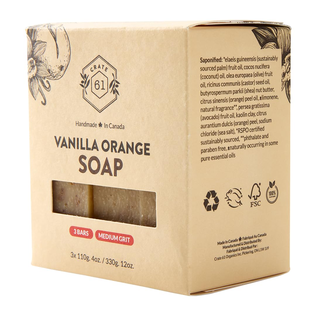 Crate 61 Organics ingredients flatlay with oils and clays showing plant-based sourcing benefit