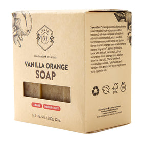 Crate 61 Organics ingredients flatlay with oils and clays showing plant-based sourcing benefit