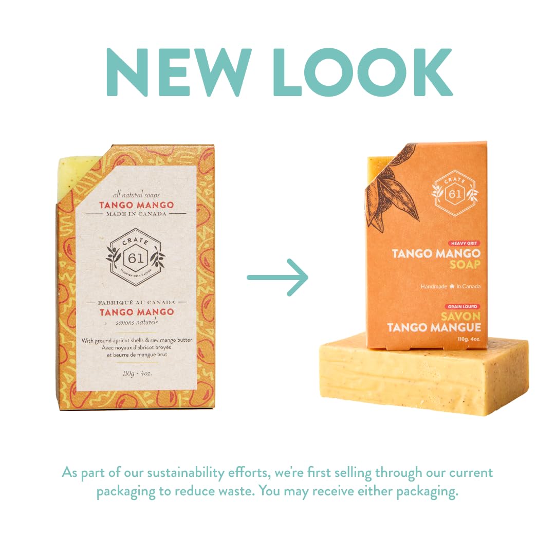Crate 61 Organics mango lifestyle bathroom scene showing natural, eco-conscious use